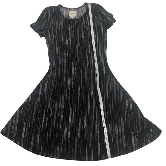 Maeve Anthropologie black / grey knit dress size X Small - Picture 4 of 8